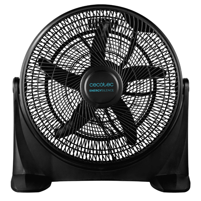 Cecotec EnergySilence 2000 FloorFlow Ventilador Industrial Con 90 W 20" 3 Velocidades 5 Aspas Uso Sencillo Y Máxima Seguridad. Ventilador Industrial 