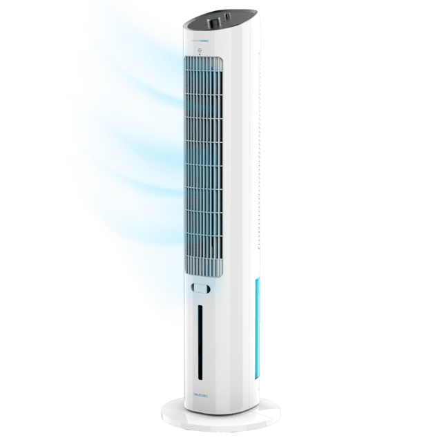Cecotec EnergySilence 2000 SkyCool Climatizador evaporativo de torre de 60 W 3 L y 3 velocidades con oscilación. Climatizador evaporativo 