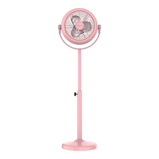 Cecotec EnergySilence 250 ClassicStyle Pink Ventilador de pie estilo retro color rosa de 10" con 25 W e inclinación ajustable. Ventilador de pie 