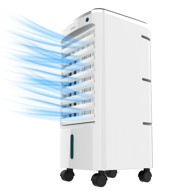 Cecotec EnergySilence 3500 Cool Compact Climatizador evaporativo de 65W 3 5 litros de capacidad del tanque 3 velocidades y oscilación. Climatizador evaporativo