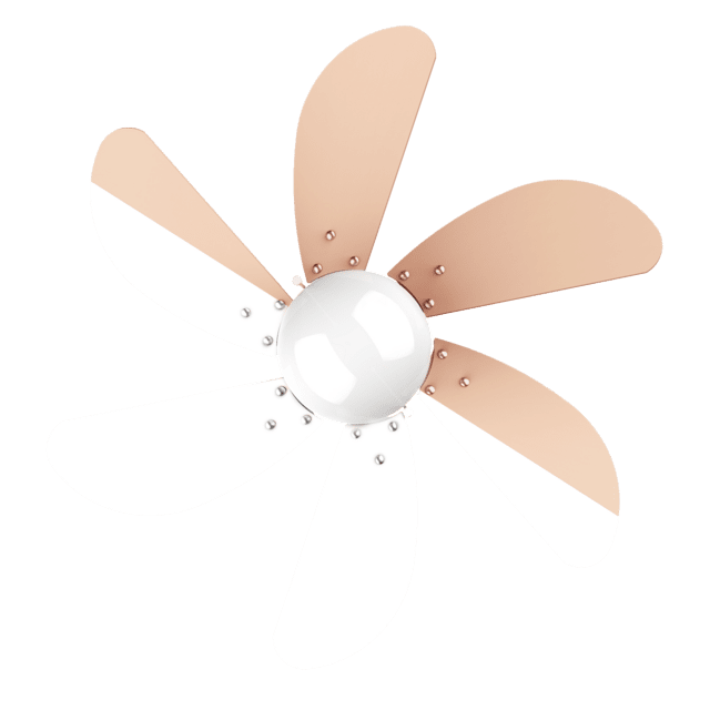 Cecotec EnergySilence 3600 Vision Orange. Ventilador De Techo De 50 W Diámetro 92 Cm Lámpara 3 Velocidades 6 Aspas Reversibles Función Verano/Invierno Interruptor De Cadena Blanco/Naranja Ventilador De Techo