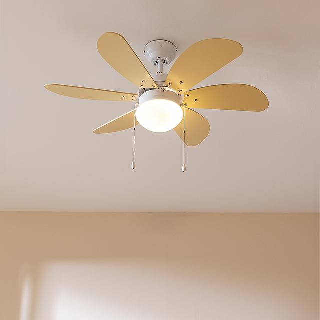 Cecotec EnergySilence 3600 Vision SunLight. Ventilador De Techo De 50 W Diámetro 92 Cm Lámpara 3 Velocidades 6 Aspas Reversibles Función Verano/Invierno Interruptor De Cadena Blanco/Amarillo Ventilador De Techo