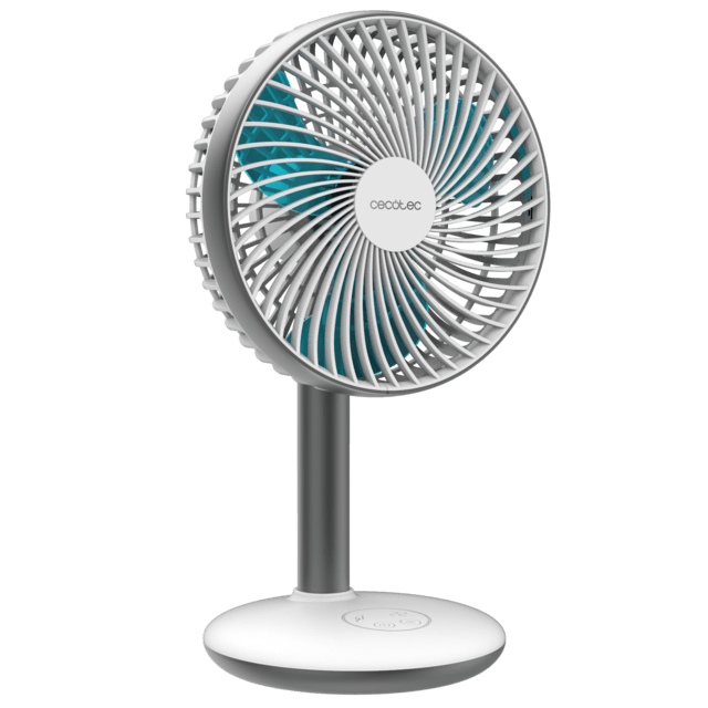 Cecotec EnergySilence 4000 Portable Desk Ventilador De Sobremesa De Batería Con 4000 MAh Control Táctil Y 4 Velocidades. Ventilador De Sobremesa