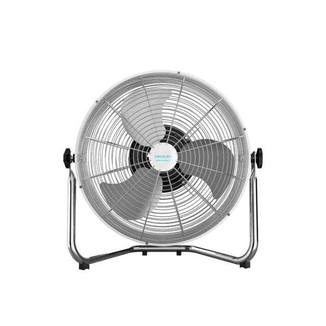 Cecotec EnergySilence 4500 GyroPro. Ventilador Industrial de 110 W Oscilación Automática 3 velocidades Motor de Cobre Ajustable Acabado Cromado Ventilador industrial
