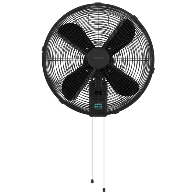 Cecotec EnergySilence 4500 Power Wall Black Ventilador De Pared De 18 " Con 50 W 3 Velocidades 4 Aspas Y Uso Sencillo. Ventilador De Pared 