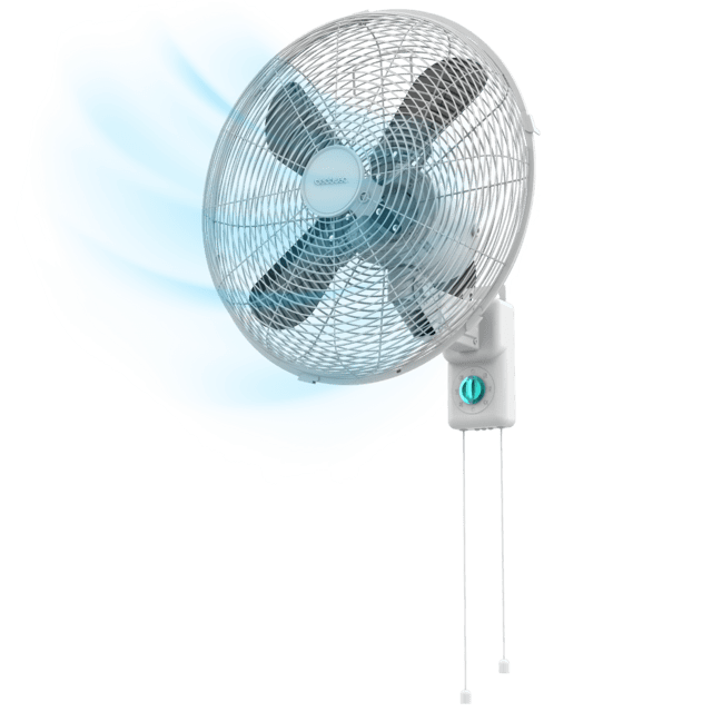 Cecotec EnergySilence 4500 Power Wall Ventilador de pared de 18 " con 50 W 3 velocidades 4 aspas y uso sencillo. Ventilador de pared 