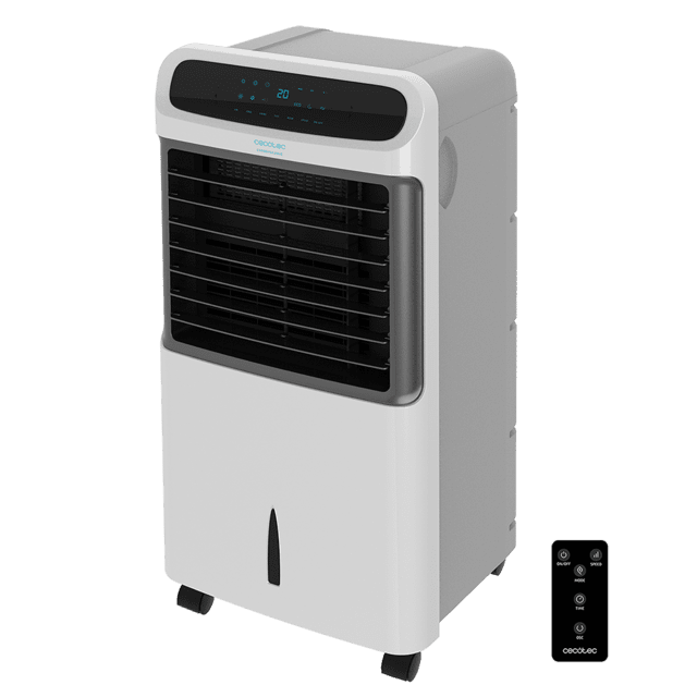 Cecotec EnergySilence 5500 Pure Tech Climatizador Evaporativo 3 En 1. Función De Frío Ionizador Y Ventilador. 12 L De Capacidad. 3 Velocidades. Mando A Distancia. Pantalla LCD. 500 M3/h De Caudal De Aire. Temporizador 12 Horas