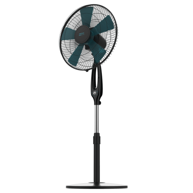 Cecotec EnergySilence 560 Max Smart Ventilador De Pie De 16" Con 45 W Temporizador Mando A Distancia Y Pantalla LED. Ventilador De Pie 