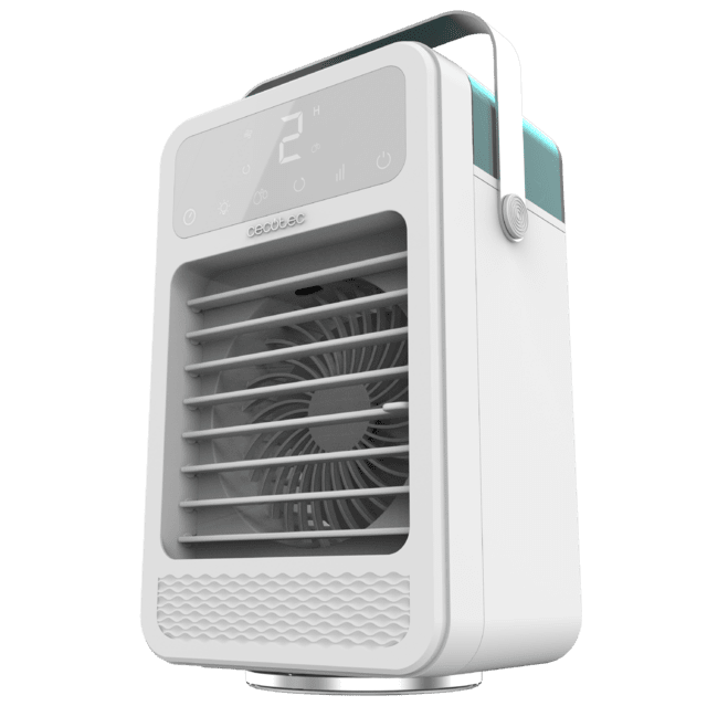 Cecotec EnergySilence 600 DeskChill Rotate Climatizador De Sobremesa De 500 Ml Control Táctil Display Digital Oscilación Y Temporizador. Climatizador De Sobremesa