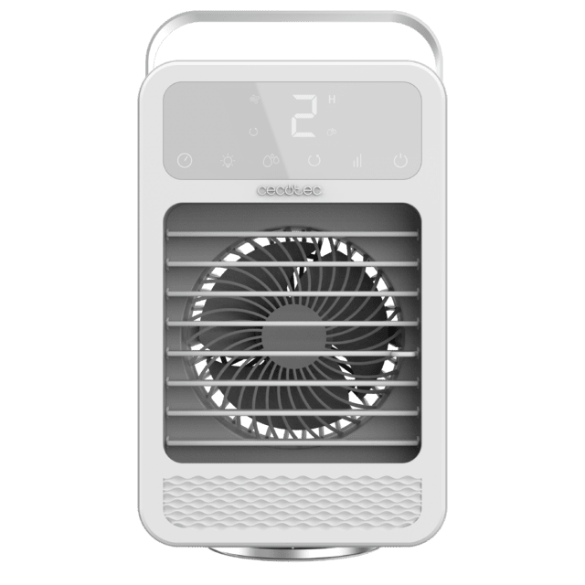 Cecotec EnergySilence 600 DeskChill Rotate Climatizador De Sobremesa De 500 Ml Control Táctil Display Digital Oscilación Y Temporizador. Climatizador De Sobremesa