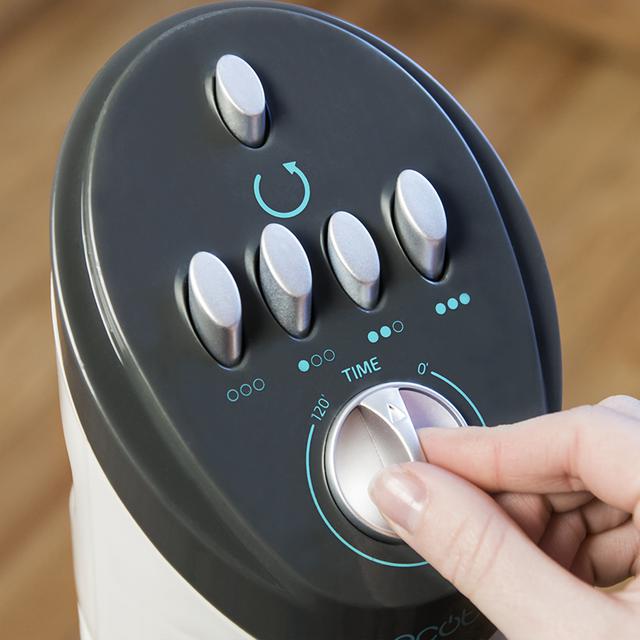 Cecotec EnergySilence 790 Skyline. Ventilador De Torre Con Temporizador 50 W 30'' (76cm) De Altura Mecánico Oscilante Motor De Cobre 3 Velocidades. Ventilador De Torre