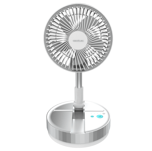 Cecotec EnergySilence 800 FoldAir Portable Control Ventilador Portátil Plegable Con 7200 MAh Oscilación Y Control Remoto. Ventilador Portátil Plegable