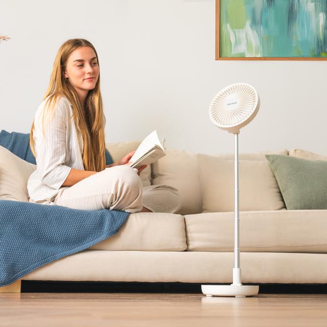 Cecotec EnergySilence 800 FoldAir Portable Ventilador Portátil Plegable Con 7200 MAh. Ventilador Portátil Plegable