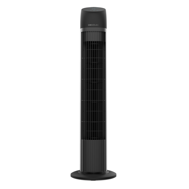 Cecotec EnergySilence 8050 SkyLine Smart. Ventilador de Torre con Mando a Distancia y Temporizador 45 W Altra 33" Motor de cobre 3 Velocidades Oscilación Pantalla LED Ventilador de torre