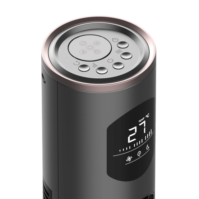 Cecotec EnergySilence 9090 Skyline Smart Ventilador De Torre De 46 " Con 50 W Y 3 Velocidades Temporizador Oscilación Display Y Mando A Distancia. Ventilador De Torre 