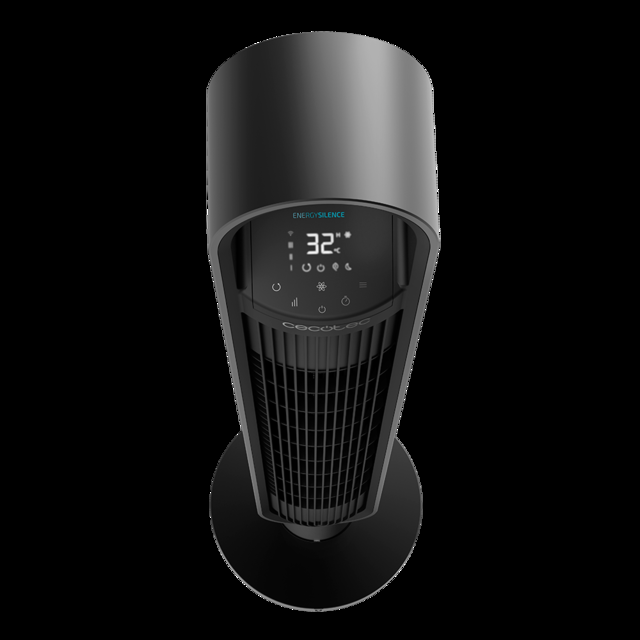Cecotec EnergySilence 9190 SkyLine Ionic Connected. Ventilador De Torre Con Mando A Distancia Y Temporizador 60W Altura 40" 3 Velocidades Oscilación Automática Control Wifi E Ionizador Ventilador De Torre