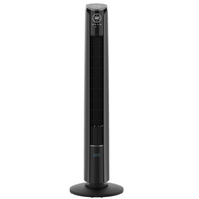 Cecotec EnergySilence 9250 Skyline Smart Tilt Ventilador De Torre De 42" Con 45 W Inclinación Ajustable Oscilación Temporizador Control Táctil Y Remoto Y Display Digital.  Ventilador De Torre