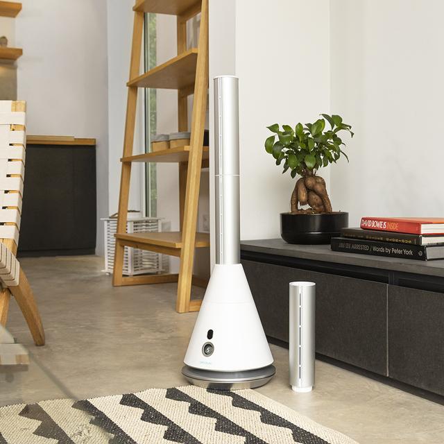 Cecotec EnergySilence 9850 Skyline Bladeless Pro. Ventilador De Torre Sin Aspas Con Mando A Distancia Y Temporizador 35 W Altura Ajustable Hasta 96cm Motor DDC 9 Velocidades Blanco Ventilador De Torre