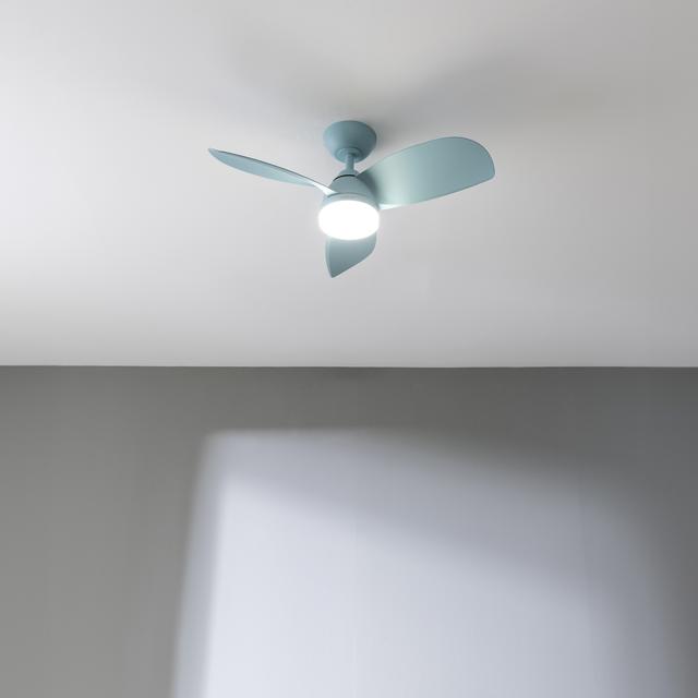 Cecotec EnergySilence Aero 3050 Sky Ventilador De Techo De 35 W Con Motor DC Y 36” Con Luz LED Mando A Distancia Temporizador 6 Velocidades Y 3 Aspas.  Ventilador De Techo