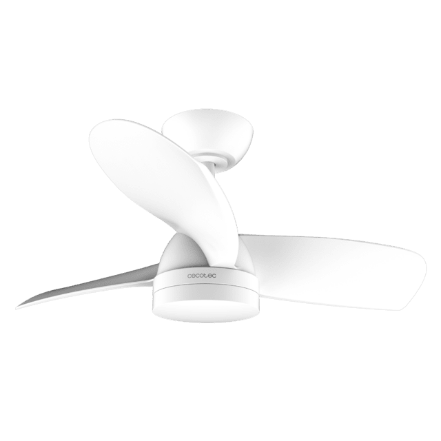 Cecotec EnergySilence Aero 3050 White Ventilador De Techo De 35 W Con Motor DC Y 36” Con Luz LED Mando A Distancia Temporizador 6 Velocidades Y 3 Aspas. Ventilador De Techo