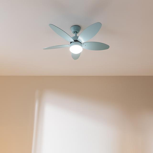 Cecotec EnergySilence Aero 4260 Full Sky Ventilador De Techo De 40 W Con Motor DC Y 42” Con Luz LED Mando A Distancia Temporizador 6 Velocidades Y 5 Aspas Reversibles. Ventilador De Techo 