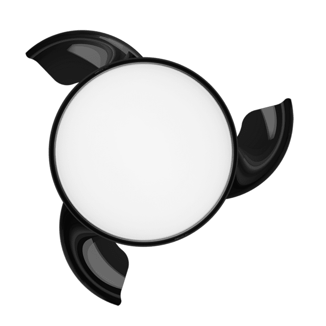 Cecotec EnergySilence Aero 4280 Invisible Black. Ventilador De Techo Con Aspas Retráctiles Y Lámpara 40 W Diámetro 42" (106cm) Temporizador 3 Tonos De Luz Función Verano-Invierno Ventilador De Techo Con Luz Y Mando A Distanc