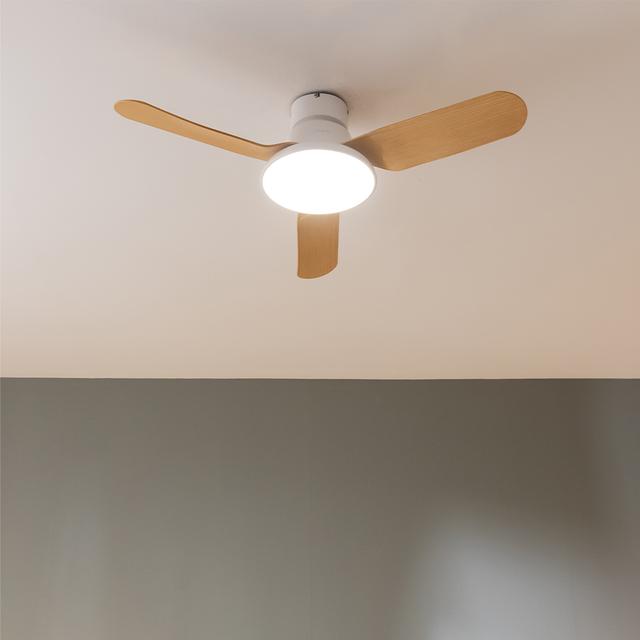Cecotec EnergySilence Aero 5200 Light LightWood Ventilador De Techo Con Motor DC De 40W 43" Luz LED De 22W 3 Tonalidades 3 Aspas Temporizador Programable Programable Modo Winter/summer 6 Velocidades. Ventilador De Techo 