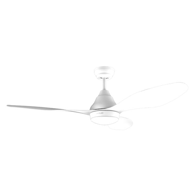 Cecotec EnergySilence Aero 5200 White Ventilador De Techo De 62 W Y 48” Con Luz 3 Velocidades Temporizador  Ventilador De Techo