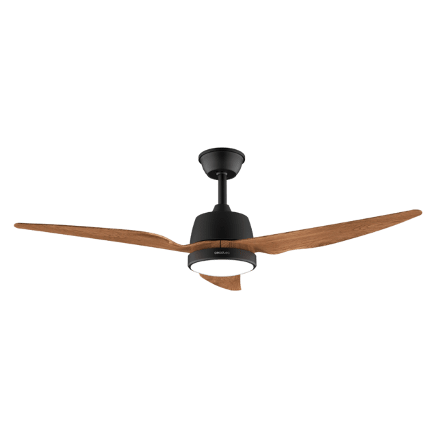 Cecotec EnergySilence Aero 5250 BlackWood Ventilador De Techo De 62 W Y 48” Con Luz 3 Velocidades Temporizador Ventilador De Techo