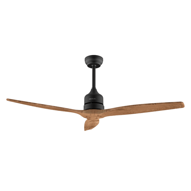 Cecotec EnergySilence Aero 5270 DarkWood Ventilador De Techo De 40 W Y 52" Con Motor DC Mando A Distancia Doble Altura Temporizador Modo Winter-summer. Ventilador De Techo