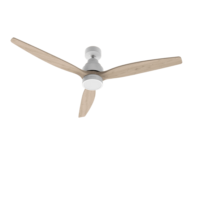 Cecotec EnergySilence Aero 5275 LightWood Ventilador De Techo De 40 W Y 52" Con Motor DC Mando A Distancia Luz LED Doble Altura Temporizador Modo Winter-summer. Ventilador De Techo Con Luz Y Mando A Distancia