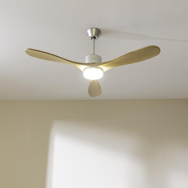 Cecotec EnergySilence Aero 5290 Golden Pro Ventilador De Techo De 50 W Con Motor DC 52” Y Luz LED. Ventilador De Techo