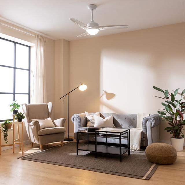 Cecotec EnergySilence Aero 550 Ventilador De Techo 52’’ De 3 Aspas 62 W Lámpara LED Y Función Verano/invierno. Ventilador De Techo