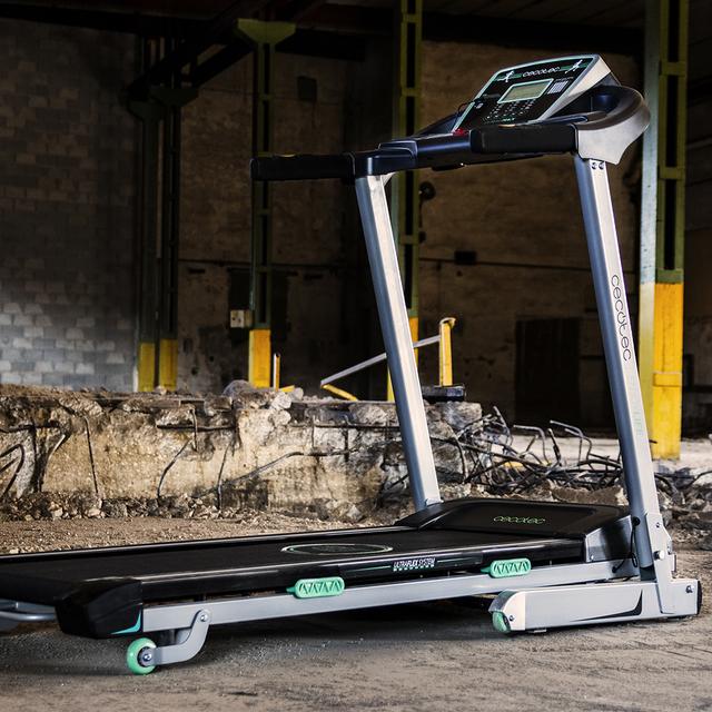 Cecotec Extreme Track. Cinta De Correr Eléctrica Plegable Con 3 CV Sistema De Amortiguación Brazos De Agarre De Espuma Pantalla LCD 12 Programas Hasta 18 Km/h Peso Máximo 120 Kg Cinta De Correr Plegable