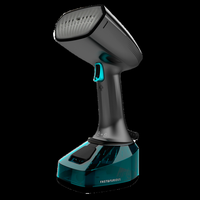 Cecotec Fast&Furious 4040 Absolute. Plancha Vertical con 1700 W Vapor Continuo de 35 g/min Cable extralargo de 2 m Sistema de Seguridad 2 cepillos incluidos Plancha vertical para ropa