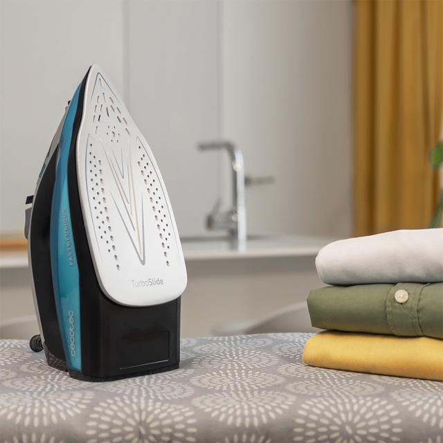 Cecotec Fast&Furious 5010 Vital. Plancha Ropa Vapor De 2600 W Suela De Aluminio Turbo Slide Vapor Continuo De 55 G/min Golpe De Vapor De 200 G/min Regulador De Temperatura Antical Antigoteo<h2 Class="d-flex Justify-content-cente