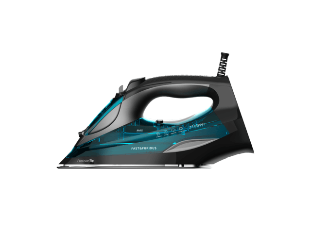 Cecotec Fast&Furious 5055 Pro. 3100 W Plancha Ropa De Vapor Con Suela De Cerámica Deslizamiento TurboSlide 5 Niveles De Temperatura Vapor Continuo 65 G/m Golpe De Vapor 255g/min Plancha