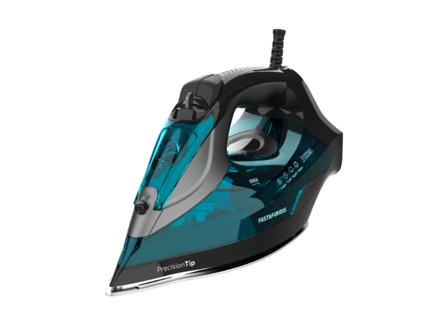 Cecotec Fast&Furious 5055 Pro. 3100 W Plancha Ropa de Vapor con Suela de Cerámica Deslizamiento TurboSlide 5 Niveles de Temperatura Vapor Continuo 65 g/m Golpe de Vapor 255g/min Plancha