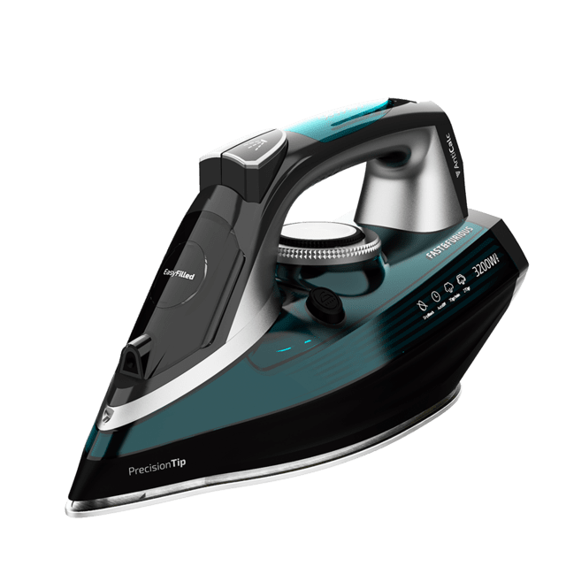 Cecotec Fast&Furious 5060 Ultra. Plancha Ropa de Vapor de 3200 W Apagado Automático Vapor Continuo 70 g/m Golpe de Vapor 270 g/min Sistema Antigoteo Doble Suela Cerámica Plancha de vapor