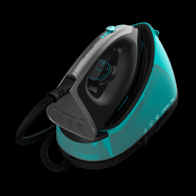 Cecotec Fast&Furious 8020 Force. Centro De Planchado De 2700 W 7 Bares De Presión Suela Cerámica Ultradeslizante Turbo Slide 135 G/min Vapor Continuo Y 380 G/min Golpe De Vapor Sistema De Seguridad Centro De Planchado
