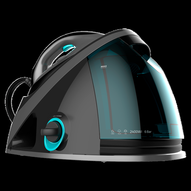 Cecotec Fast&Furious 8040 Absolute. Centro De Planchado De 2400 W Golpe De Vapor 480 G/min Presión 6 Bares Suela Turbo Slide Filtro Antical Seguridad Contra Sobrecalentamientos Plancha De Vapor Para Ropa  