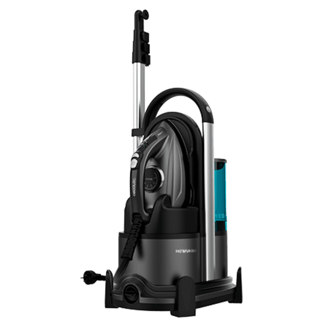 Cecotec Fast&Furious 9050 X-Treme. Centro de Planchado de 2600 W 8 Bares de presión Suela Cerámica Sistema de seguridad 240 g/min de Vapor continuo y 550 g/min Golpe de vapor Incluye percha Centro de planchado