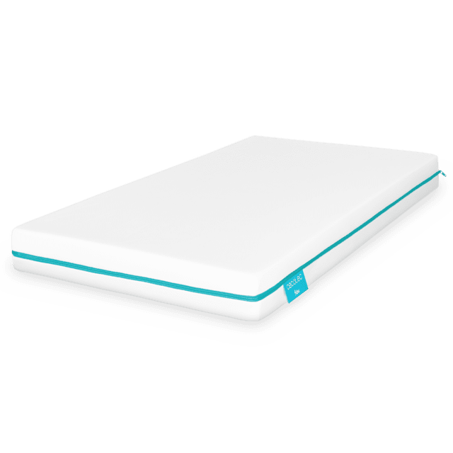 Cecotec Flow BabyDream Colchón para cuna de bebé de 9 cm de altura espuma de 25 kg/m3 funda extraíble con cremallera lavable y certificación Oeko-Tex®. Fabricado en España. Colchón para cuna de bebé