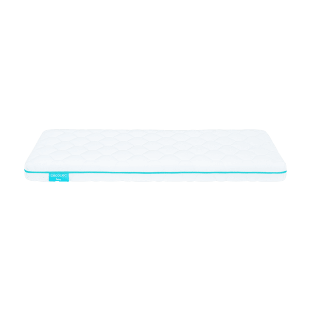 Cecotec Flow BabyDream Soft Colchón De Cuna Acolchado De 12 Cm De Altura Con Espuma De 25 Kg/m3 Funda Extraíble Con Cremallera Lavable Y Certificación Oeko-Tex®. Fabricado En España. Colchón De Cuna