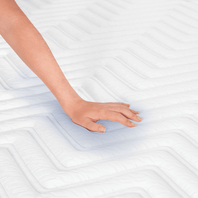 Cecotec Flow CecoFresh 2700 CoolConfort Hybrid 200 X 200 Cm Colchón Con Núcleo De Muelles Ensacados Y Tecnología Innovadora CoolConfort Para Una Sensación Ultra Refrescante Durante El Descanso. Altura 27 Cm. Colchón