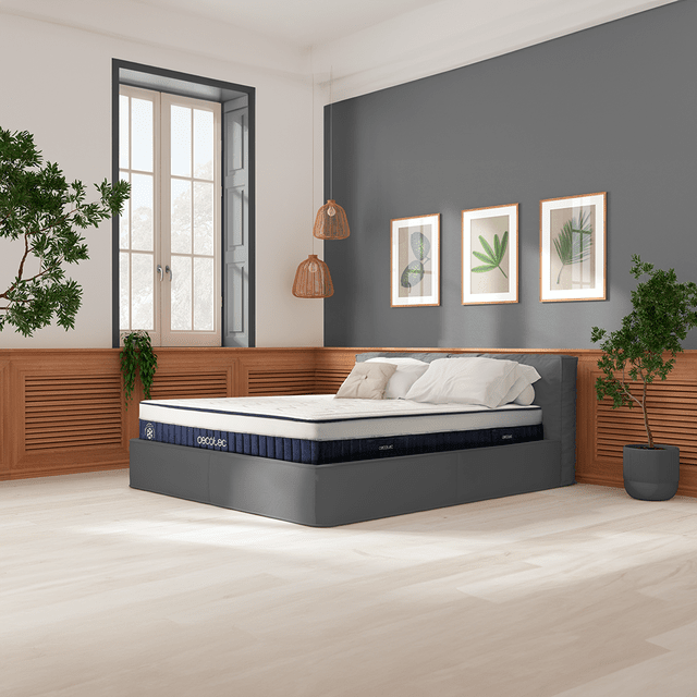 Cecotec Flow CecoFresh 2700 CoolConfort Hybrid 200 X 200 Cm Colchón Con Núcleo De Muelles Ensacados Y Tecnología Innovadora CoolConfort Para Una Sensación Ultra Refrescante Durante El Descanso. Altura 27 Cm. Colchón