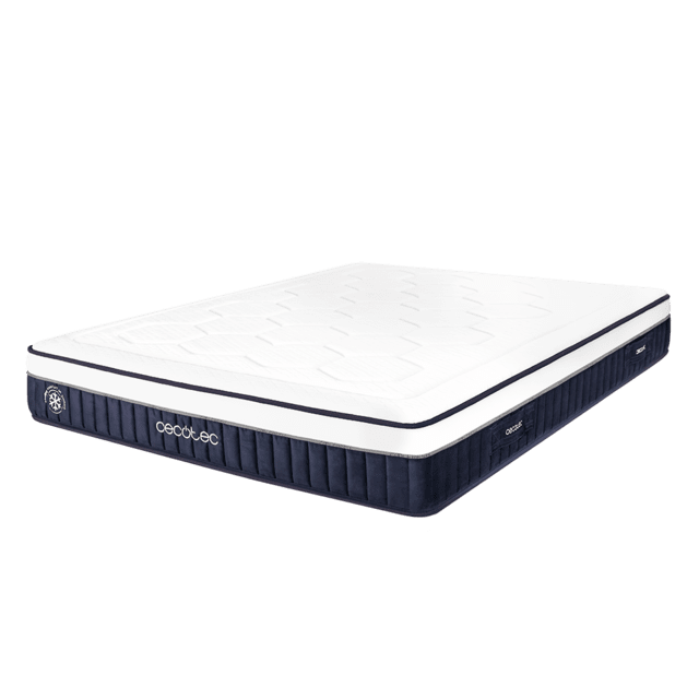 Cecotec Flow CecoFresh 2700 CoolConfort Hybrid 200 x 200 cm Colchón con núcleo de muelles ensacados y tecnología innovadora CoolConfort para una sensación ultra refrescante durante el descanso. Altura 27 cm. Colchón