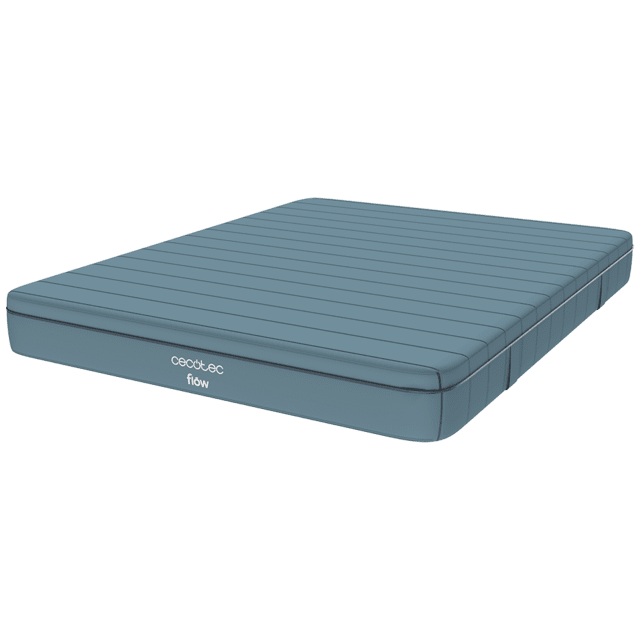 Cecotec Flow Genuine + 200x200 Colchón Viscoelástico y EnfundableColchón viscoelástico y enfundable de 28 cm de altura que combina 3 capas para una firmeza medio - alta