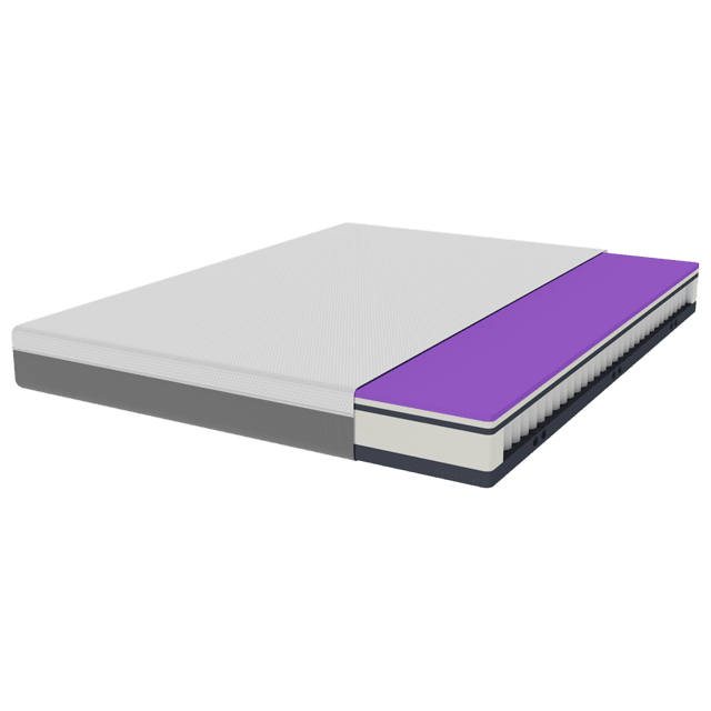 Cecotec Flow Hybrid + 200x200 Colchón Viscoelástico Y EnfundableColchón Viscoelástico Y Enfundable De 25 Cm De Altura Con Núcleo De Muelles Ensacados Y 4 Capas Para Una Firmeza Media-alta