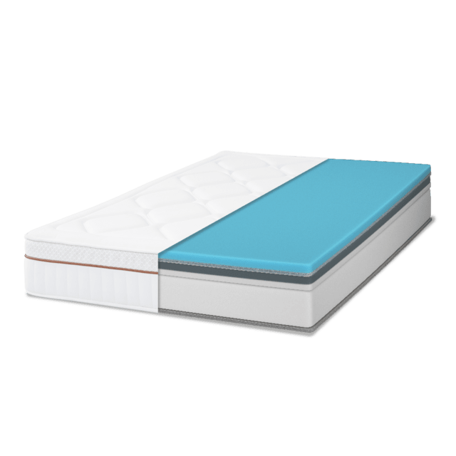 Cecotec Flow HybridSpring Fresh 6000 160x200 Colchón Híbrido De 11 Capas Con Altura De 30 Cm Núcleo De Espuma HR Y Tecnologías MovingSpring Fresh & SilkySoft+ Colchón Híbrido De 11 Capas Con Altura De 30 Cm Núcleo De Espu